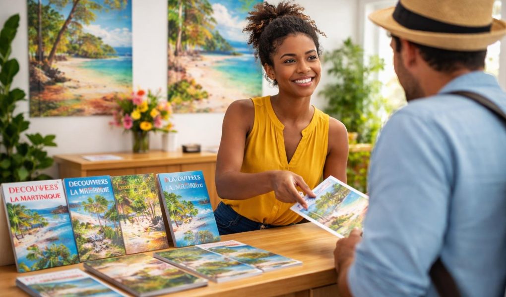 bureau-moderne-affiches-paysages-tropicaux