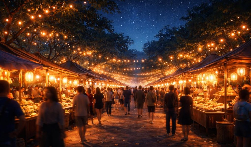 marche-nocturne-lumieres-arbres-ciel-etoile