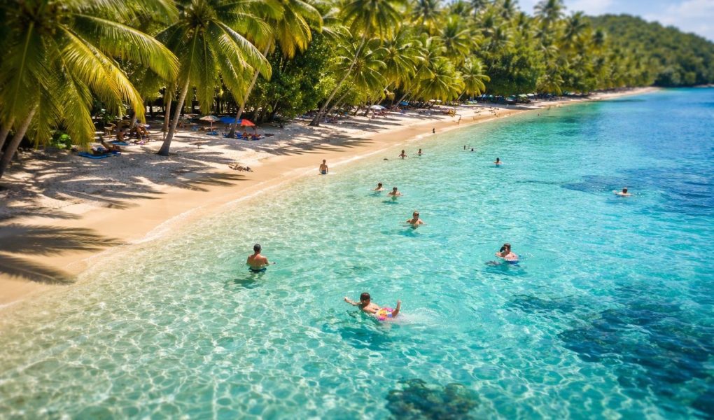 plage-martinique-eau-turquoise-cocotiers