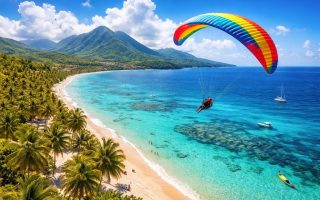 vue-aerienne-plage-parapente-martinique