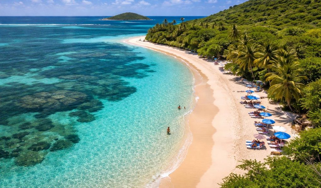 cap-chevalier-plage-eaux-turquoises