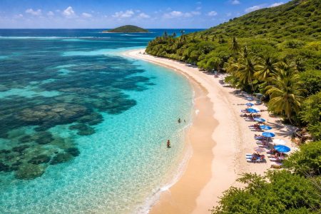cap-chevalier-plage-eaux-turquoises
