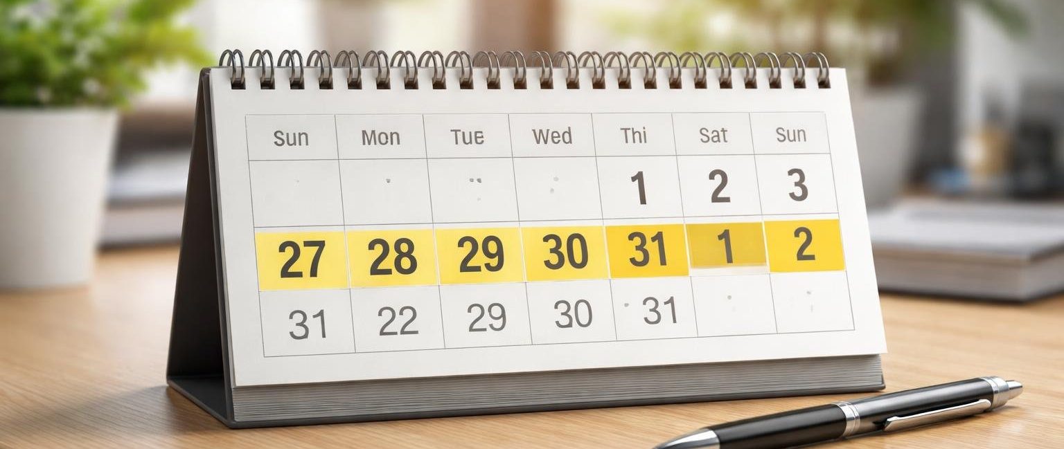 calendrier-bureau-juillet-aout-stylo-environnement-modernes