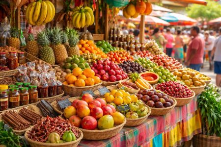 etal-marche-fruits-tropicaux-epices